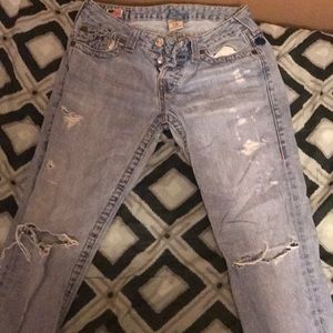 Light blue jeans